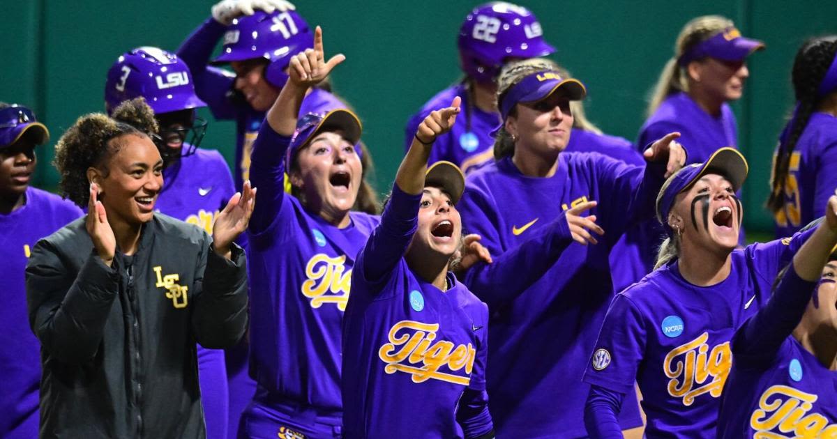 The LSU softball team is one win away from returning to the Women's College World Series