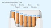 Smokers can fly to Bulgaria and back – and still save £96 on cigarettes