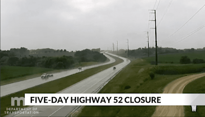 Highway 52 closure begins next week