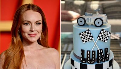 Lindsay Lohan Shares Scenes from Son Luai’s Racecar-Themed First Birthday Celebration: 'My Everything'