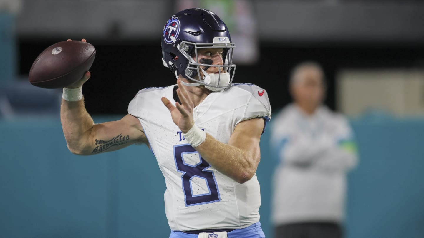 Titans QB Will Levis Improving Mechanics