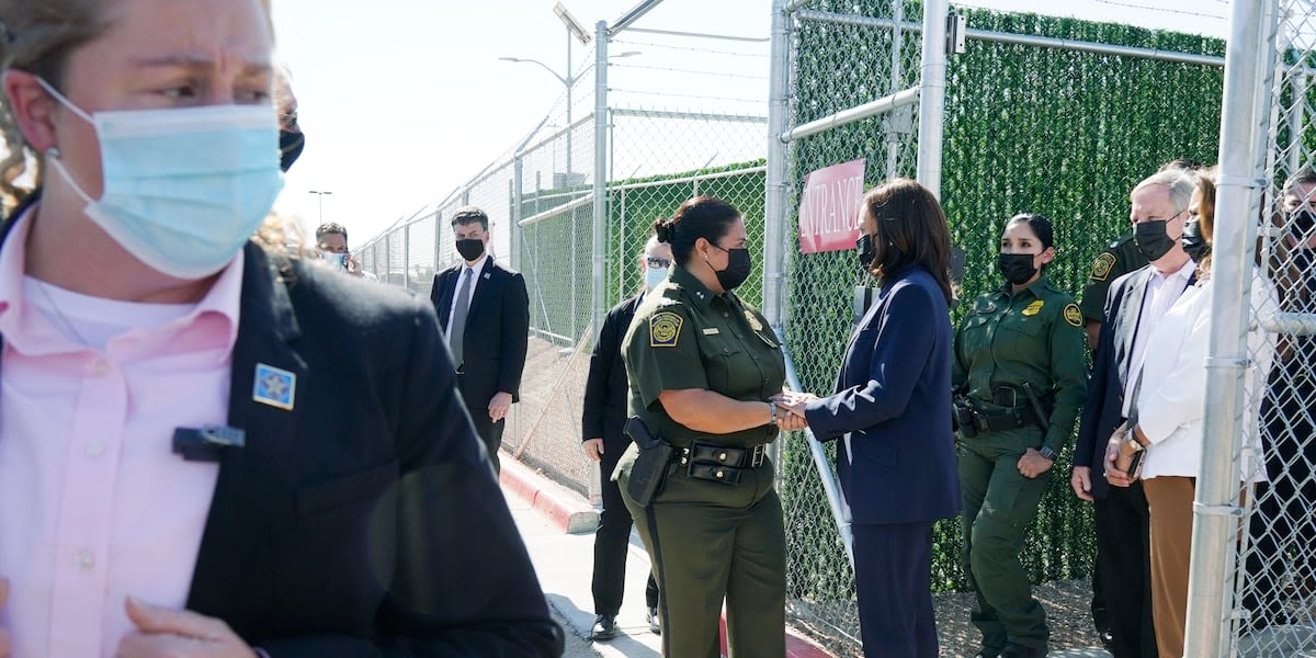 Presented with rise in border crossings, Harris chose a long-term approach to the problem