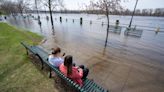 As heavy, wet snow melts, upper Mississippi River floods to near record levels