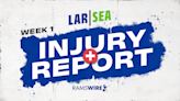 Rams-Seahawks injury report: Final statuses for Week 1 matchup