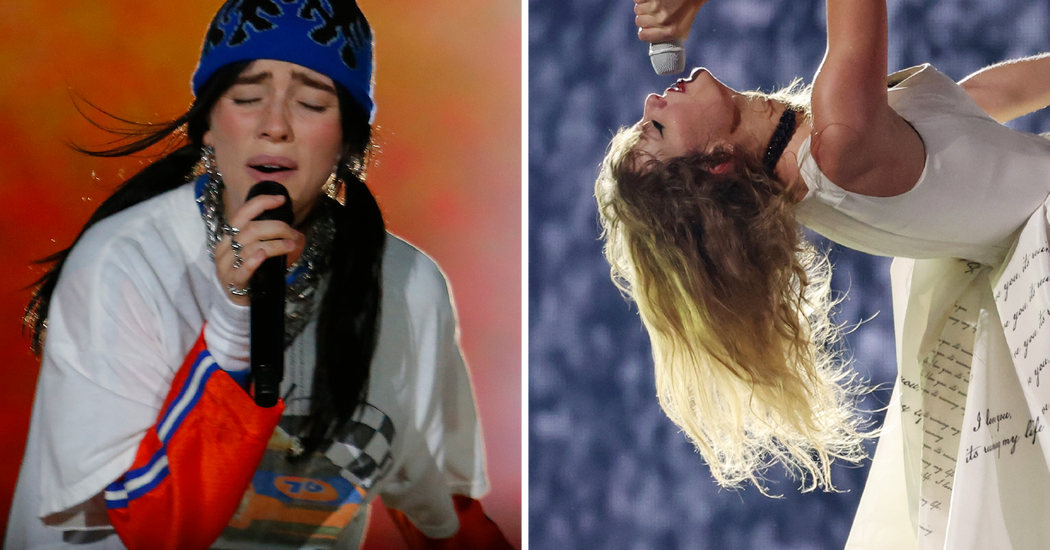 Billie Eilish and Taylor Swift Race for No. 1