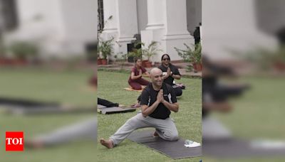 BDHC and Indian Museum host a yoga session to commemorate International day for yoga | Events Movie News - Times of India