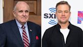 Rudy Giuliani allegedly calls Matt Damon a slur — and short — in newly filed audio transcript