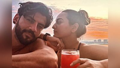 Sonakshi Sinha drops cosy poolside photos with husband Zaheer Iqbal