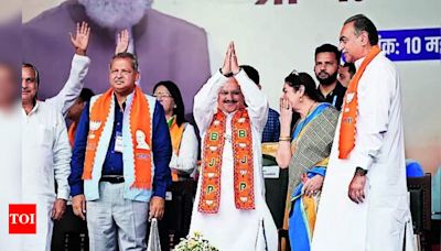 Just elect Tandon and all city issues will be his baby: Nadda | Chandigarh News - Times of India