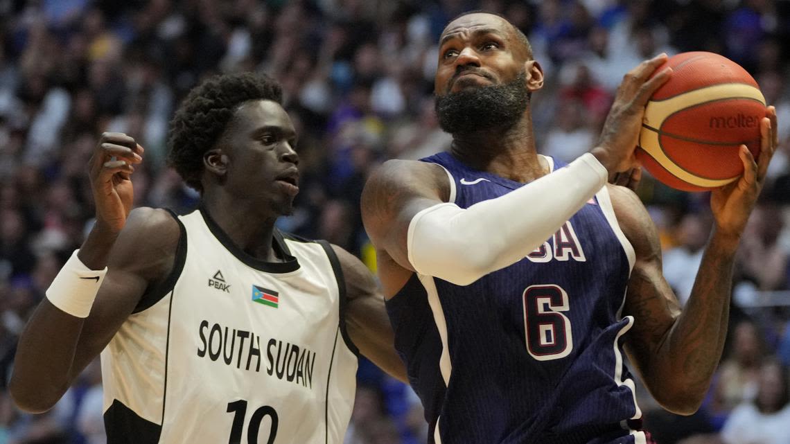 James hits game winner with 8 seconds left, US avoids upset and escapes South Sudan 101-100