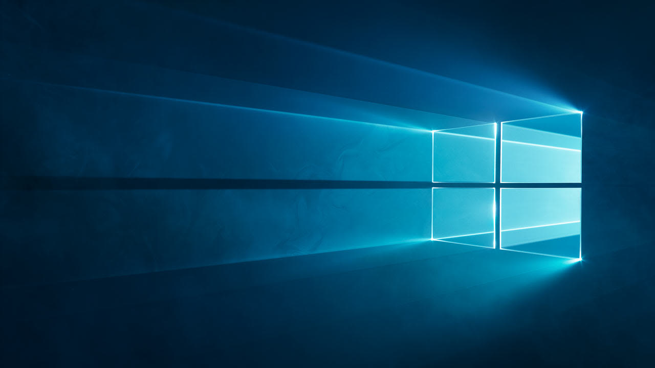 Microsoft shot real lasers through a window to make Windows 10's wallpaper — surprisingly the iconic art wasn't computer generated