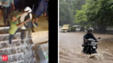 Why Delhi NCR is hit by 'cloud burst' type rains? Residents capture ‘swimming pools’, 'waterfalls' videos - The Economic Times