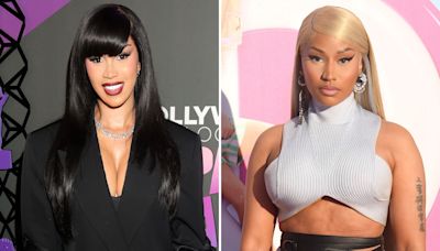 Cardi B Denies Dissing Longtime Rival Nicki Minaj in New Maternity Shoot: ‘Are You Dumb?’