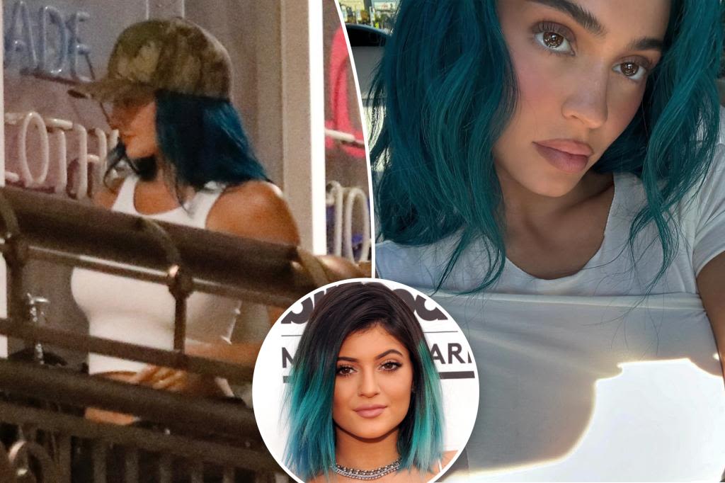 Kylie Jenner returns to her ‘King Kylie’ era with blue hair: ‘Teal the end of time’