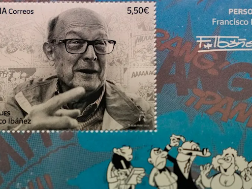 Así es el primer criptosello español: dedicado a Mortadelo y en homenaje a Ibáñez