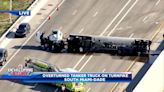 Tanker truck rollover blocks 4 NB lanes of Florida Turnpike near Kendall Drive and Sunset Drive; 7 hurt - WSVN 7News | Miami News, Weather, Sports...