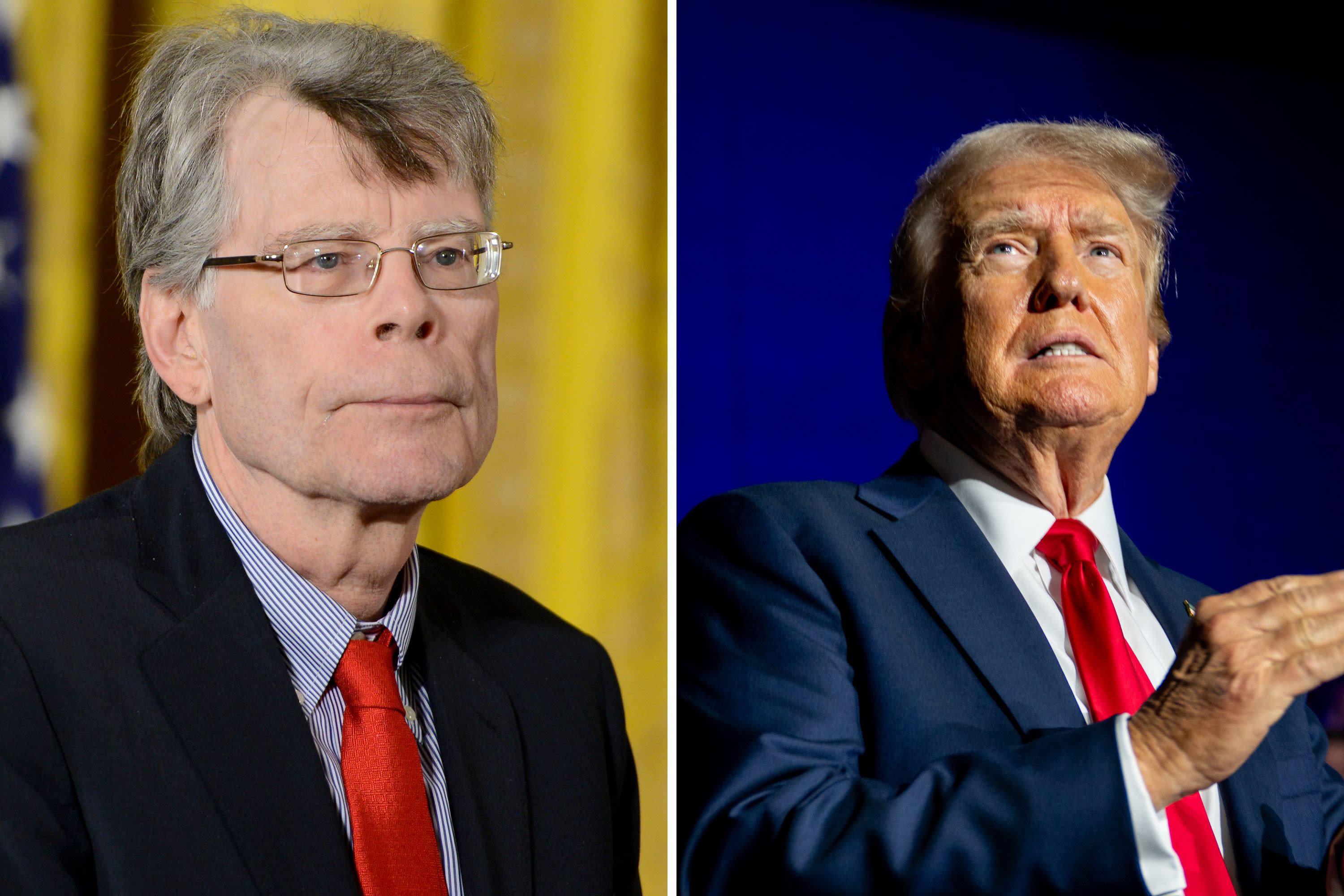 Stephen King's Donald Trump, Kamala Harris debate post takes off online