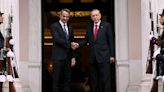 Greek and Turkish leaders seek to stress thawing relations but tensions remain under the surface