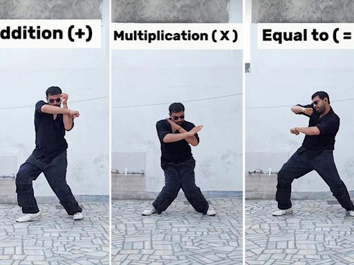 This professor just dropped a reel on dance styles for different math equations