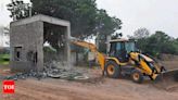 Shops to offices & gates: Six illegal colonies razed in Gurgaon | Gurgaon News - Times of India
