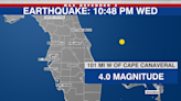 Rare 4.0 earthquake recorded off Florida coast