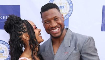 Kang & Queen: Jonathan Majors & Girlfriend Meagan Good Attend 1st Red Carpet Together Since His Sentencing