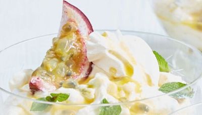Mary Berry’s ‘quick’ passion fruit and banana Eton mess recipe