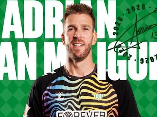 El Betis hace oficial el fichaje de Adrián San Miguel