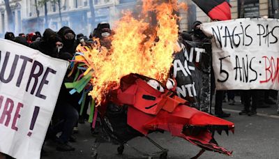 Disturbios en marcha por el Día de los Trabajadores en París - El Diario - Bolivia