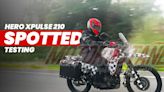 Hero XPulse 210 Spotted Testing: 210cc Engine From The Hero Karizma XMR 210 - ZigWheels