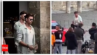 Hrithik Roshan SPOTTED filming intense action sequences for 'WAR 2' in Italy - WATCH | - Times of India