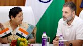 Rahul Gandhi In Manipur Meets Gov Anusuiya Uikey, Urges Govt. To Restore Peace, Extends Support