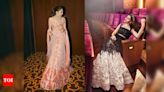 Shloka Ambani's Manish Malhotra lehenga vs Shloka Ambani's Faraz Manan lehenga: Which look wins your vote? - Times of India