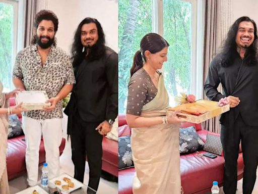 Varalaxmi returns from Dubai; invites Allu Arjun and family to her wedding | Tamil Movie News - Times of India