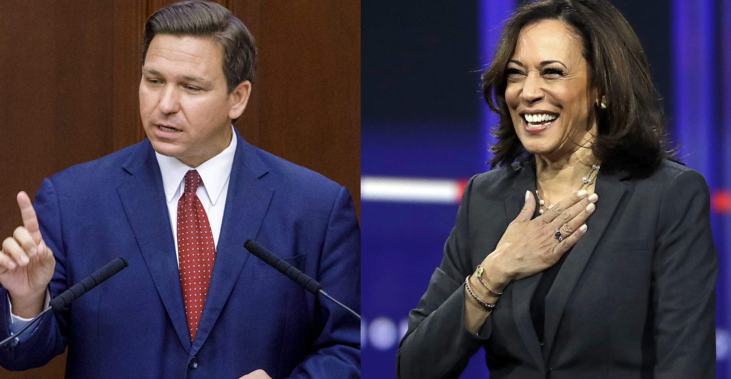 'Vacuous, liberal, unaccomplished': Ron DeSantis rips Kamala Harris, says voters won't buy media's 'manufactured narrative'