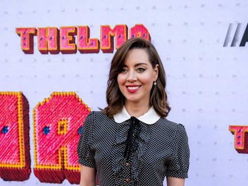 Aubrey Plaza Revives the Twee Aesthetic in a Polka-Dot Minidress