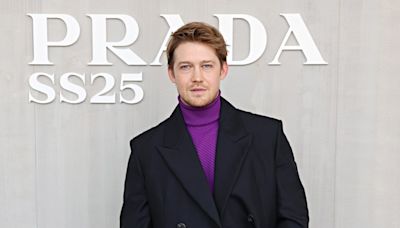 Joe Alwyn Is Effortlessly Cool in Purple Days After Opening Up About Taylor Swift Split