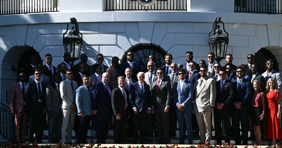 Kansas City Chiefs Celebrate Super Bowl Win at White House