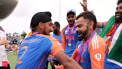 T20 world cup finals: Virat Kohli, Arshdeep celebrate India's win with Bhangra; Check video here