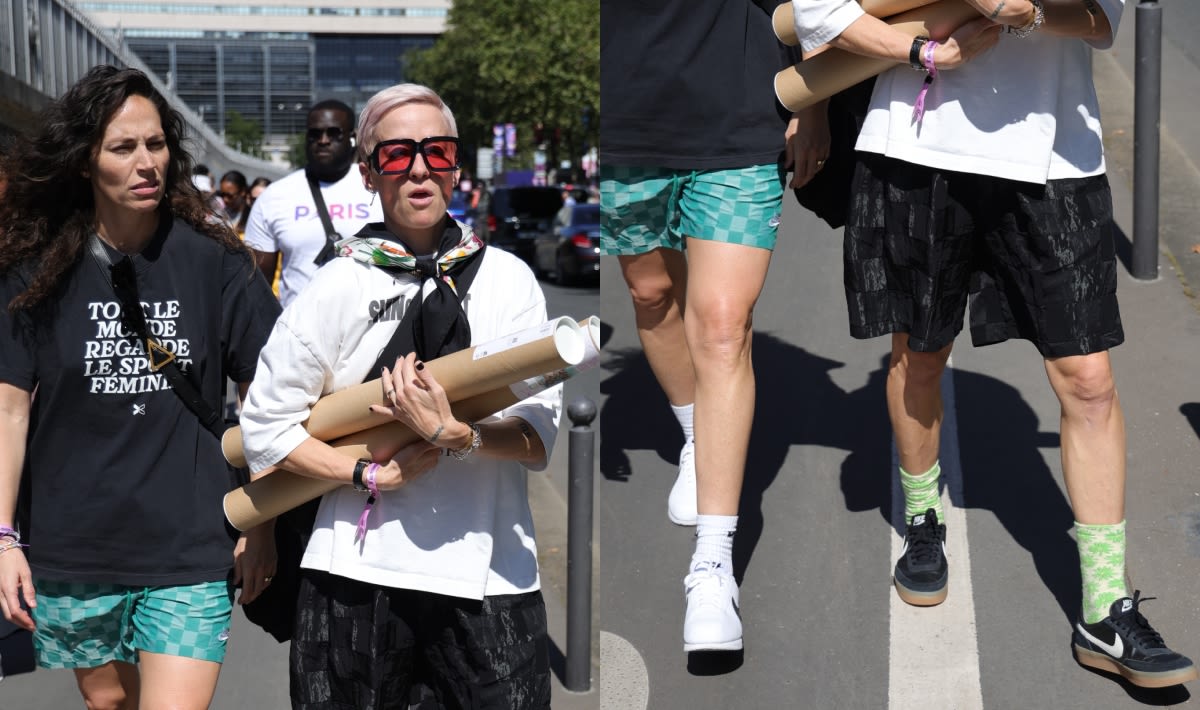 Olympians Megan Rapinoe and Sue Bird Showcase Stylish Nike Sneakers at the 2024 Paris Olympics