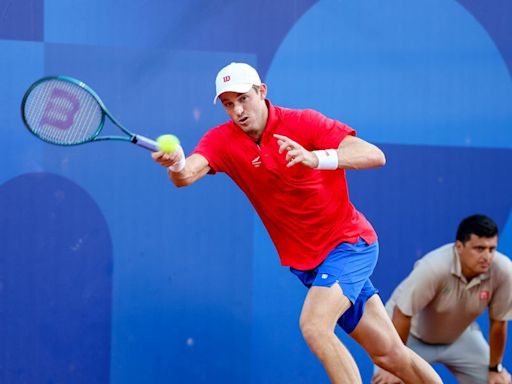 La amargura de Nicolás Jarry tras su eliminación en primera ronda de París 2024 - La Tercera