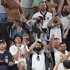 Uefa slap FA with fines for fan behaviour in FOUR England games at Euro 2024
