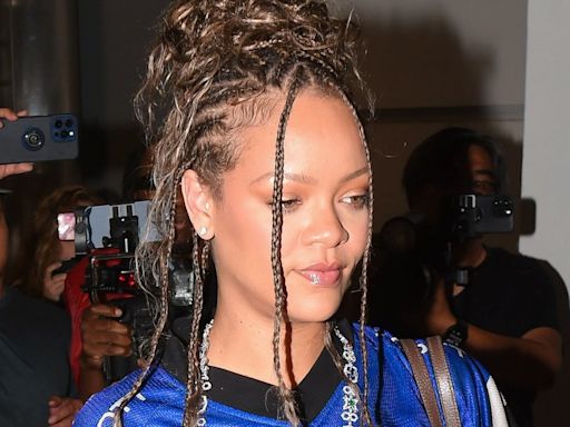 Rihanna takes 'boyfriend style' to a new level in A$AP Rocky's camo pants