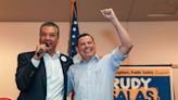 California Sen. Alex Padilla is campaigning hard — just not for himself