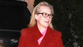 Meryl Streep's Colorful Blazer Jacket for Dinner with Martin Short Is a Fashionable Alternative to Basic Black
