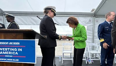 Golden shovels out: NOAA research base breaks ground