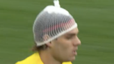 Ianis Hagi left bleeding as Rangers star suffers horror head knock but plays on with head gear