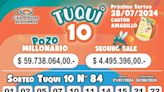 Tuqui 10: ¿cómo salió el sorteo del domingo 21 de junio?