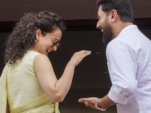 Kangana Ranaut and Chirag Paswan's video from Parliament goes viral