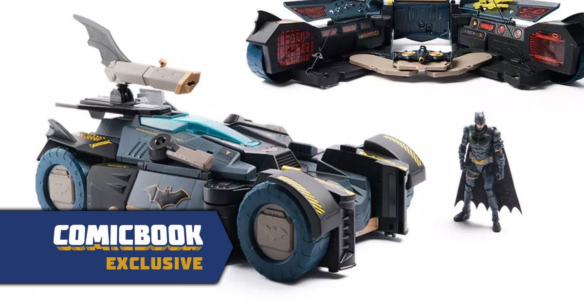 Spin Master Reveals Batman's Transforming Batmobile Playset, Dark Knight Figures, and More (Exclusive)